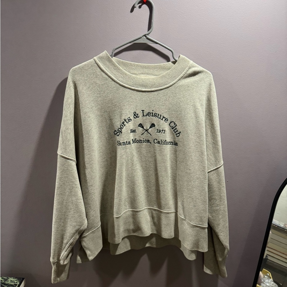 Abercrombie & Fitch Gray Sports & Leisure Club Sweatshirt